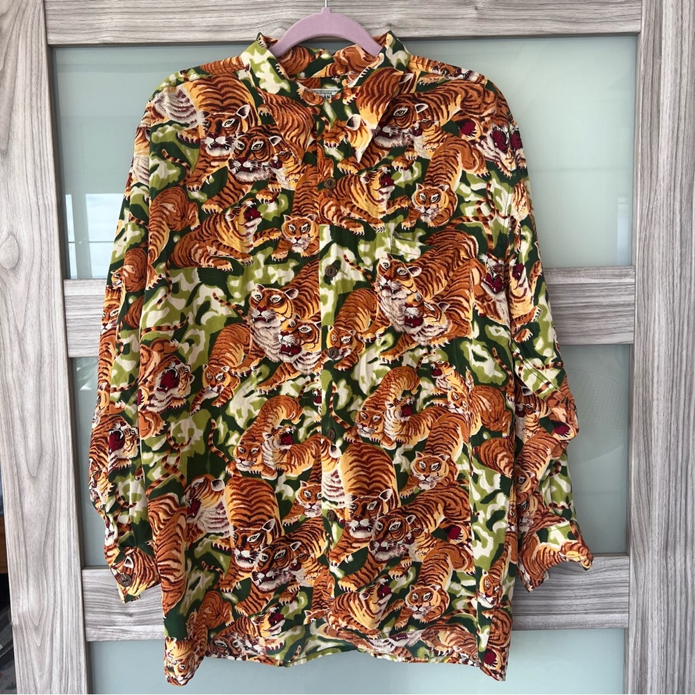Wild Side!!Vintage Hawaiian silk